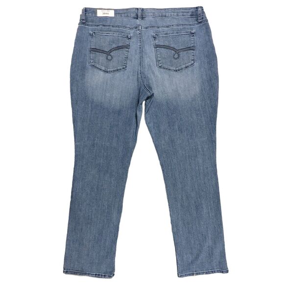 Riders by Lee Straight Leg Jeans Women Size 20 Inseam 30.5" Style# 1SMTCW7 - Picture 3 of 11